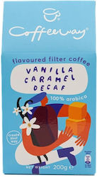 Coffeeway Φίλτρου Decaffeine Vanilla & Caramel Αλεσμένος 200gr Coffeeway Φίλτρου Decaffeine Vanilla & Caramel Αλεσμένος 200gr