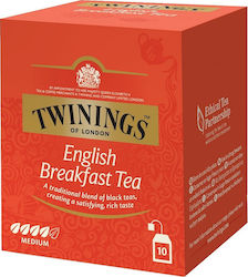 Twinings Μαύρο Τσάι English Breakfast 10 Φακελάκια 20gr