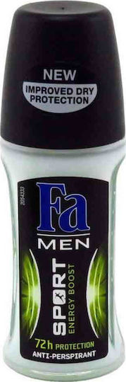 Fa Men Sport Energy Boost Deodorant 72h Roll-On 50ml