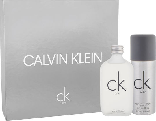 Calvin Klein Ck One Edt 100ml & Deodorant 150ml Männer Duftset mit Eau de Toilette