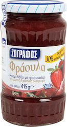 Ζωγράφος με Φρουκτόζη Marmelade Strawberry Ohne Zuckerzusatz 415gr