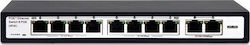 Folksafe FS-S1008EP-2G Unmanaged L2 PoE+ Switch με 8 Θύρες Ethernet