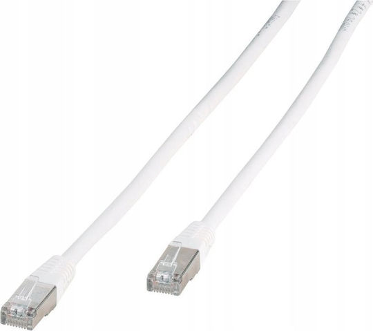 Vivanco F/UTP Kat.6 Gigabit Netzwerkkabel Ethernet 5m Weiß