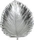Zaros Zaros Dekorative Schale aus Aluminium Silber 27x15x27cm