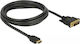 DeLock Kabel DVI-D-Stecker - HDMI-Stecker 2m Schwarz (85654)