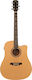 Prodipe Semi-Acoustic Guitar SD25 CEQ Dreadnought Cutaway Natural