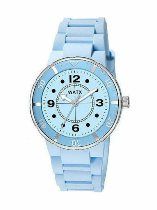 WATX & CO Γυναικείο Ρολόι 38mm Μπαταρίας με Μπλ...