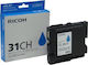 Ricoh GC31CH Γνήσιο Μελάνι Εκτυπωτή InkJet Κυαν...