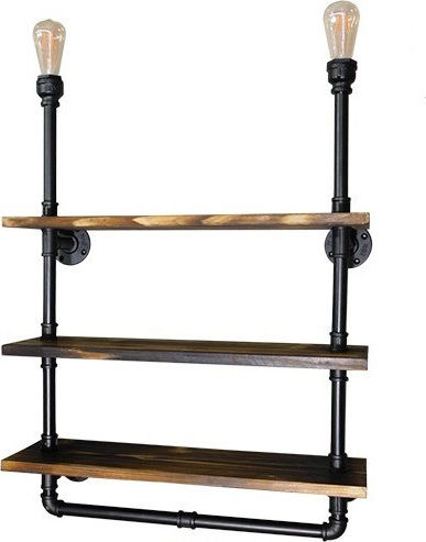 GloboStar Enimas Industrial Wall Lamp with E27 Bronze 65x76x76cm