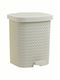 Click Plastic Toilet Bin 8lt Beige