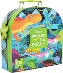 Puzzle pentru Copii Dinosaur Age 104buc MiDeer