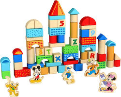 Tooky Toys Building Block Wooden Disney for 2+ years 100pcs