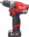 Milwaukee M12 FDD-602X Δραπανοκατσάβιδο Μπαταρίας 12V