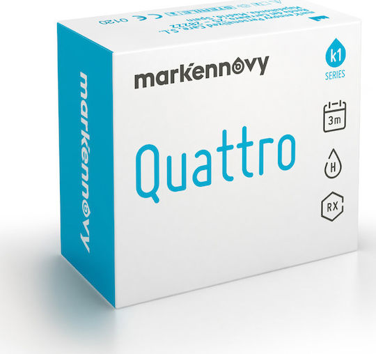 Markennovy Quattro Jährlich Astigmatisch Multifokal Kontaktlinse Silikon-Hydrogel mit UV-Schutz