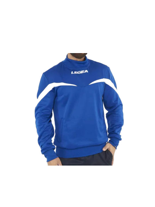 Legea Giacca Calcutta F35 M1121 Men's Sweatshirt with Pockets Royal Blue