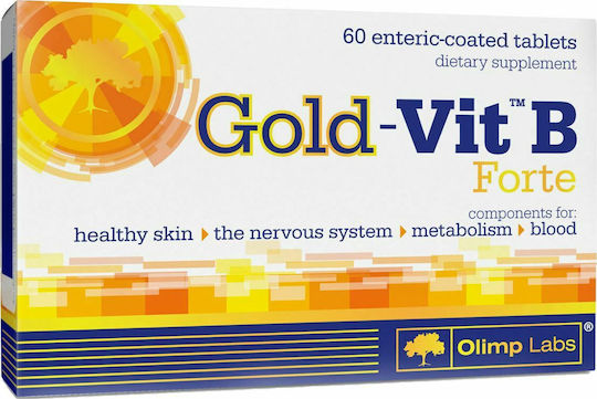Olimp Sport Nutrition Gold-Vit B Forte Βιταμίνη για τo Δέρμα & το Νευρικό Σύστημα 60 ταμπλέτες