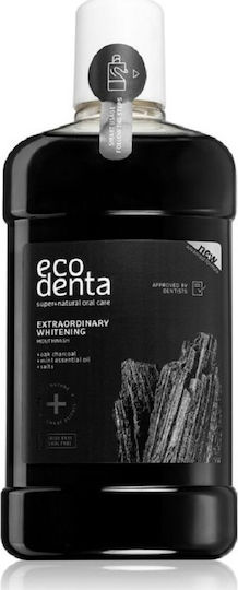 Ecodenta Extra Whitening Mouthwash With Black Charcoal Mouthwash