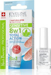 Eveline Sensitive 8w1 Total Action Σκληρυντικό με Πινέλο 12ml