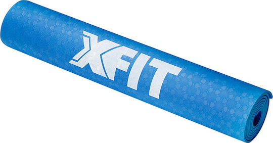 X-FIT Exercise Mat Blue (176x61x0.5cm)