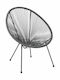Fotoliu de exterior Rattan Acapulco Gri 73x79x86cm