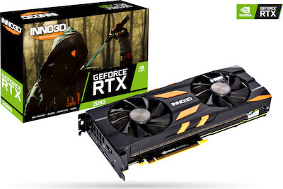 Inno 3D GeForce RTX 2080 8GB X2 OC N20802 08D6X 1180633 Skroutz.gr
