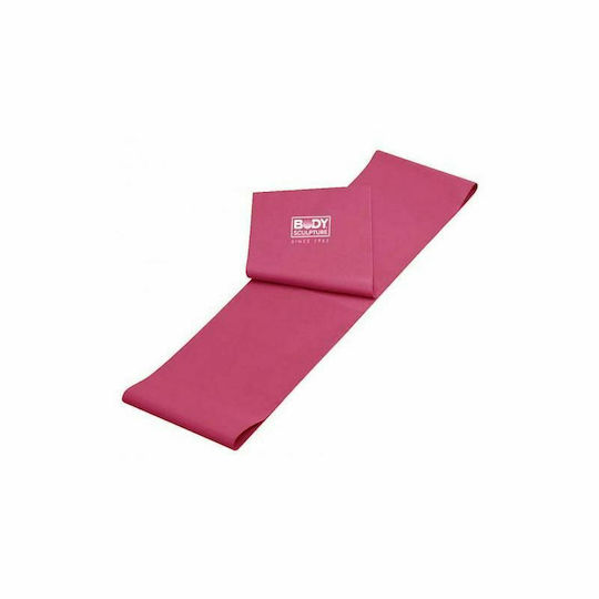 Body Sculpture Pilates Tape Bandă de rezistență pentru exerciții Moale Roz 0.35m