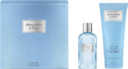 Abercrombie & Fitch First Instinct Blue Γυναικείο Σετ με Eau de Parfum και Mini Άρωμα Abercrombie & Fitch First Instinct Blue Γυναικείο Σετ με Eau de Parfum και Mini Άρωμα