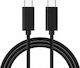 iNOS USB 2.0 Кабел USB-C Мъжки - USB-C 60W Черен 2м