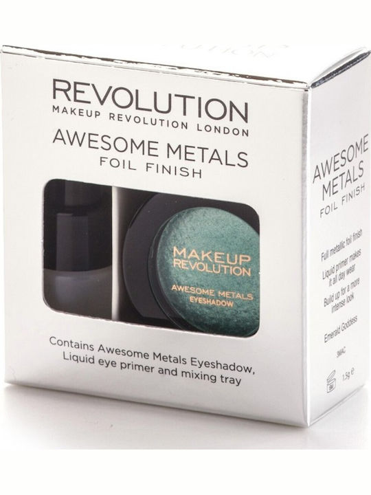 Revolution Beauty Awesome Metals Foil Finish Σετ Μακιγιάζ για τα Μάτια Emerald Goddess 2τμχ