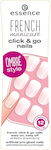 Essence French Manicure Click & Go Nails 03 Girls Just Wan French False Nail Tip Multicolour 12pcs