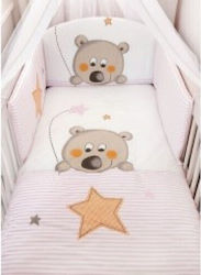 Baby Oliver dowry set, Star Bear Pink 622