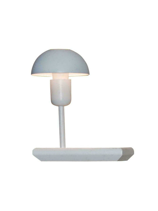 Home Lighting Modern Wall Lamp with Socket E27 White Width 20cm