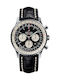 Breitling Navitimer 1 B01 Ανδρικό Ρολόι 46mm Χρονογράφος Αυτόματο με Μαύρο Δερμάτινο Λουράκι