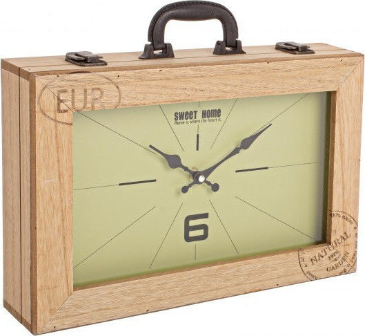 Bizzotto Часовник Масови Часовници с Индикатори Дървено Бежов 0180486