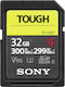 Sony Tough SF-G SDHC 32GB Klasse 10 U3 V90 UHS-II