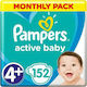 Pampers Active Baby Памперси с лента No. 4+ за 10-15 kg 152pcs