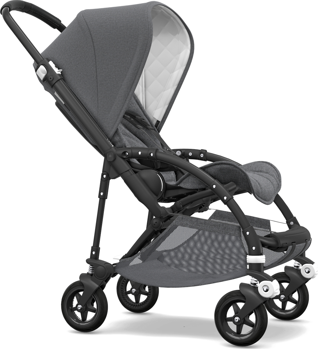 Bugaboo Bee 5 Classic Complete Grey με σκελετό Black Skroutz.gr