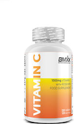 BMXX BODYMAXX SPORTSNUTRITION Vitamin C + Rose Hips Vitamine 1000mg 120 Tabletten