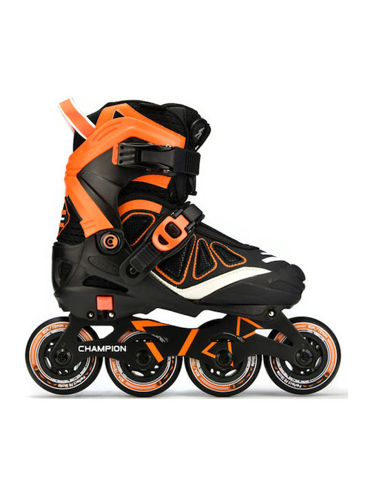 Micro Champion Kids Adjustable Inline Rollers Orange