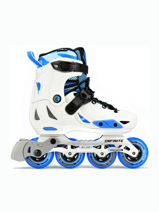 Micro Infinite Inline Αυξομειούμενα Rollers Λευ...