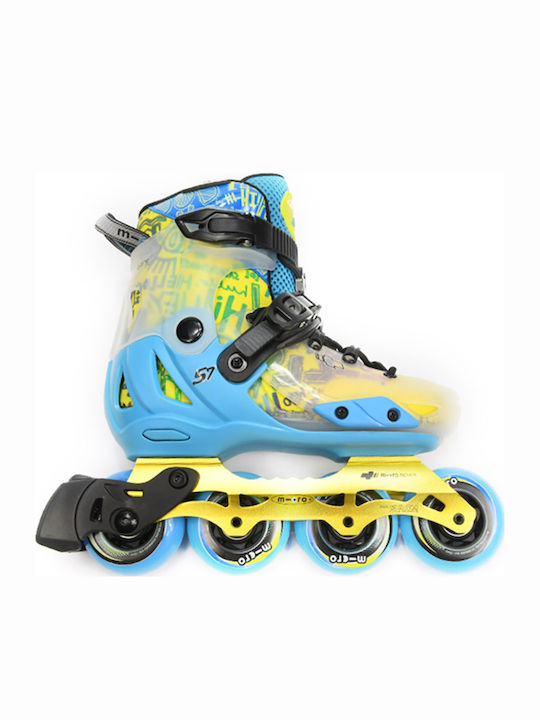 Micro S7 Kids Inline Rollers Turquoise