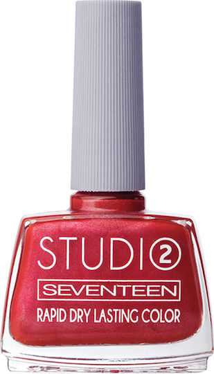 Seventeen Studio Rapid Dry Lasting Color Gloss Βερνίκι Νυχιών Quick Dry Κόκκινο 94 12ml