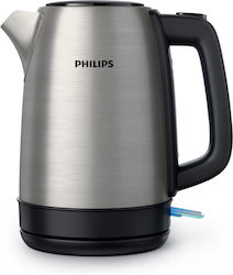 Philips Daily Collection 1.7lt με Ισχύ 2200W Ασημί Philips Daily Collection 1.7lt με Ισχύ 2200W Ασημί