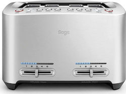 Sage The Smart Toast Тостер 4 слота 1900W Сив Sage The Smart Toast Тостер 4 слота 1900W Сив
