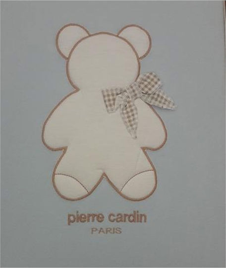 Pierre Cardin Baby Cot Blanket 9724 Fleece Light Blue 100x160cm