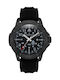 Thorton Odin Ανδρικό Ρολόι 49mm Μπαταρίας με Μαύρο Καουτσούκ Λουράκι