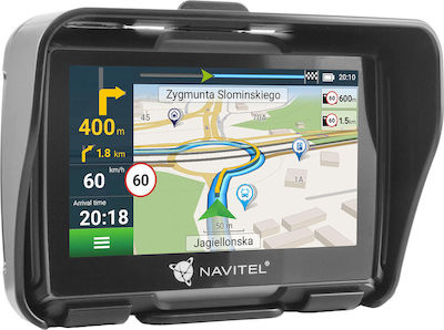 Navitel 4.3" Display GPS Device Moto Gps 4.3' Waterproof with Bluetooth / USB and Card Slot