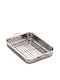 Veltihome Lasagna Pan Stainless Steel Rectangular Baking Pan 22x30cm