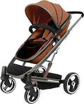 Kikka Boo Divaina 2 in 1 Baby Kinderwagen Geeignet für Neugeborene Tabac Braun 12kg