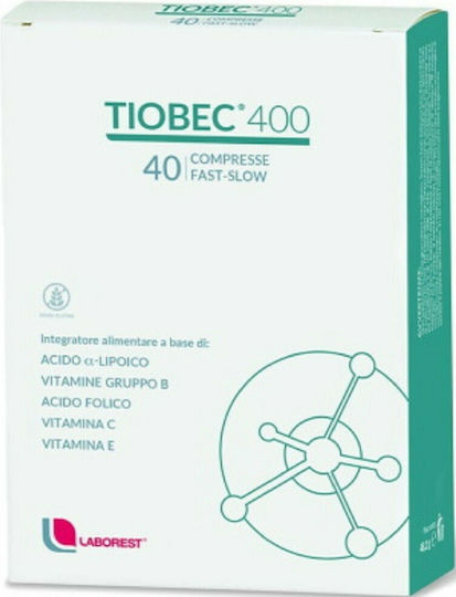 Olvos Science Tiobec 400mg Special Food Supplement 40 tabs